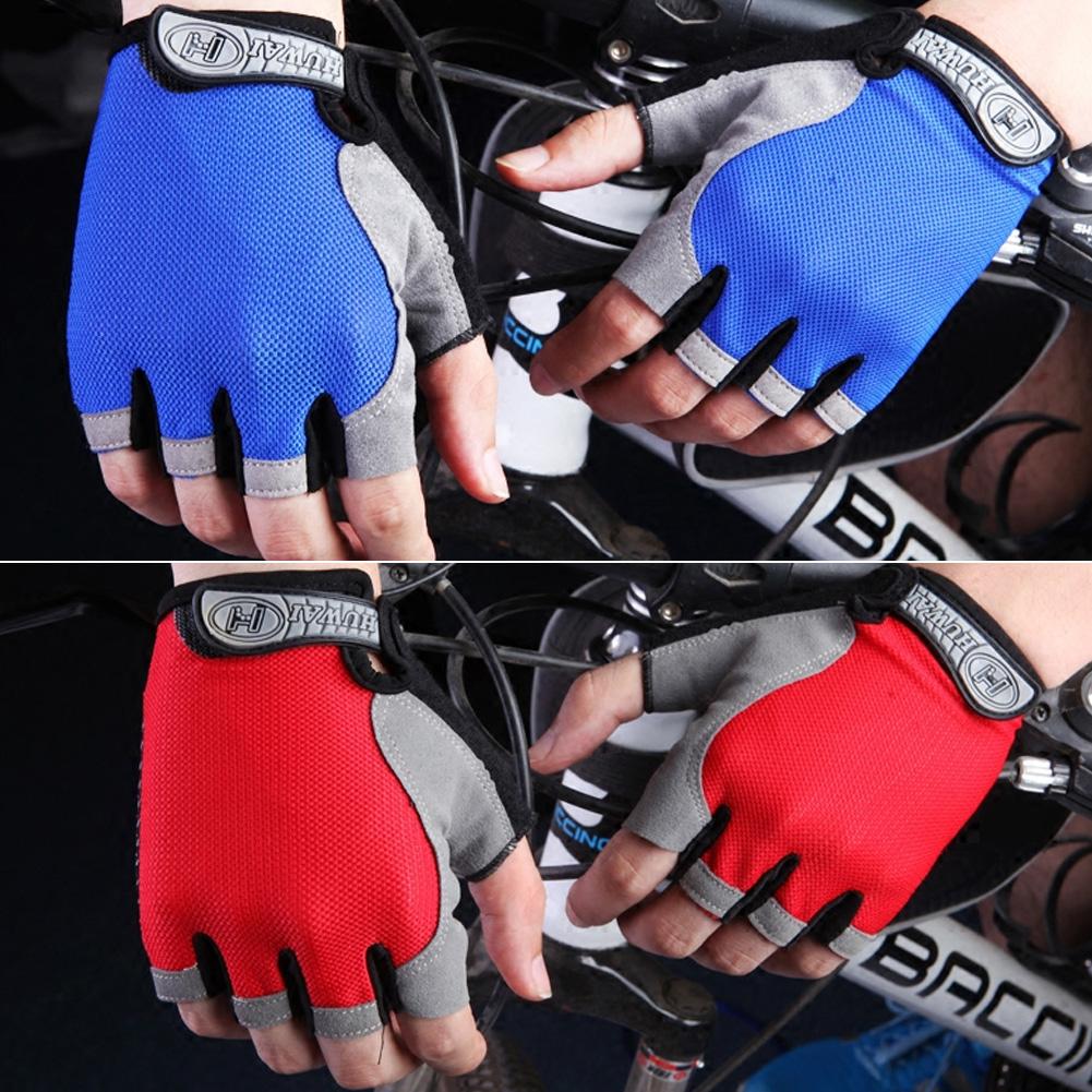 1 paar Half Vinger Handschoenen Fietsen Handschoenen Anti Slip Mountainbike Handschoen Outdoor Sport Fietsen Levert