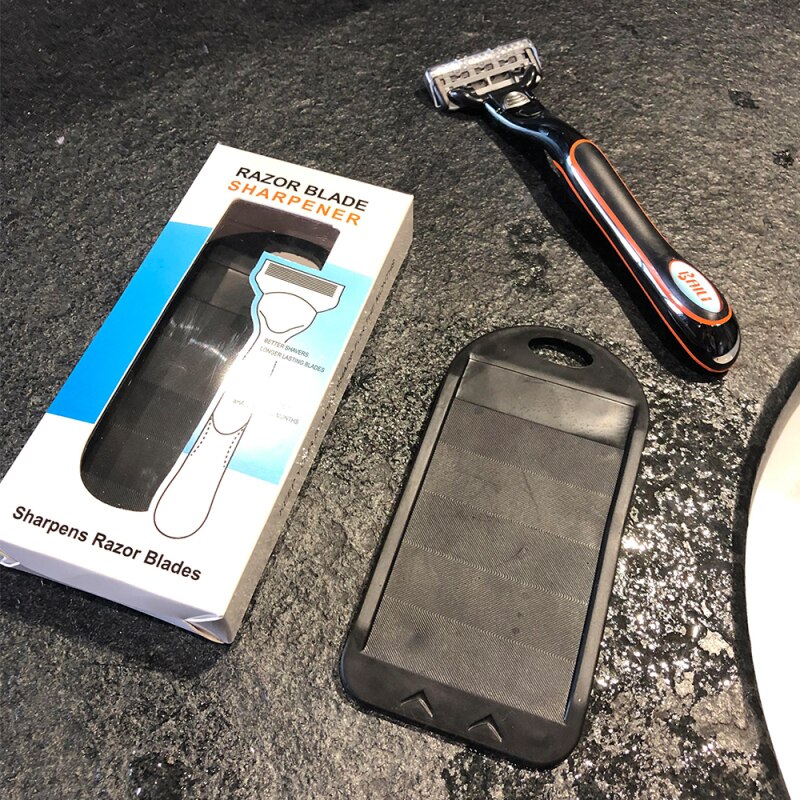Shaving Razor Blade Sharpener Extend Life of Razor Blades Silicone Shaving Tool Cleanner Safety Shaving Men Shaving Accessories