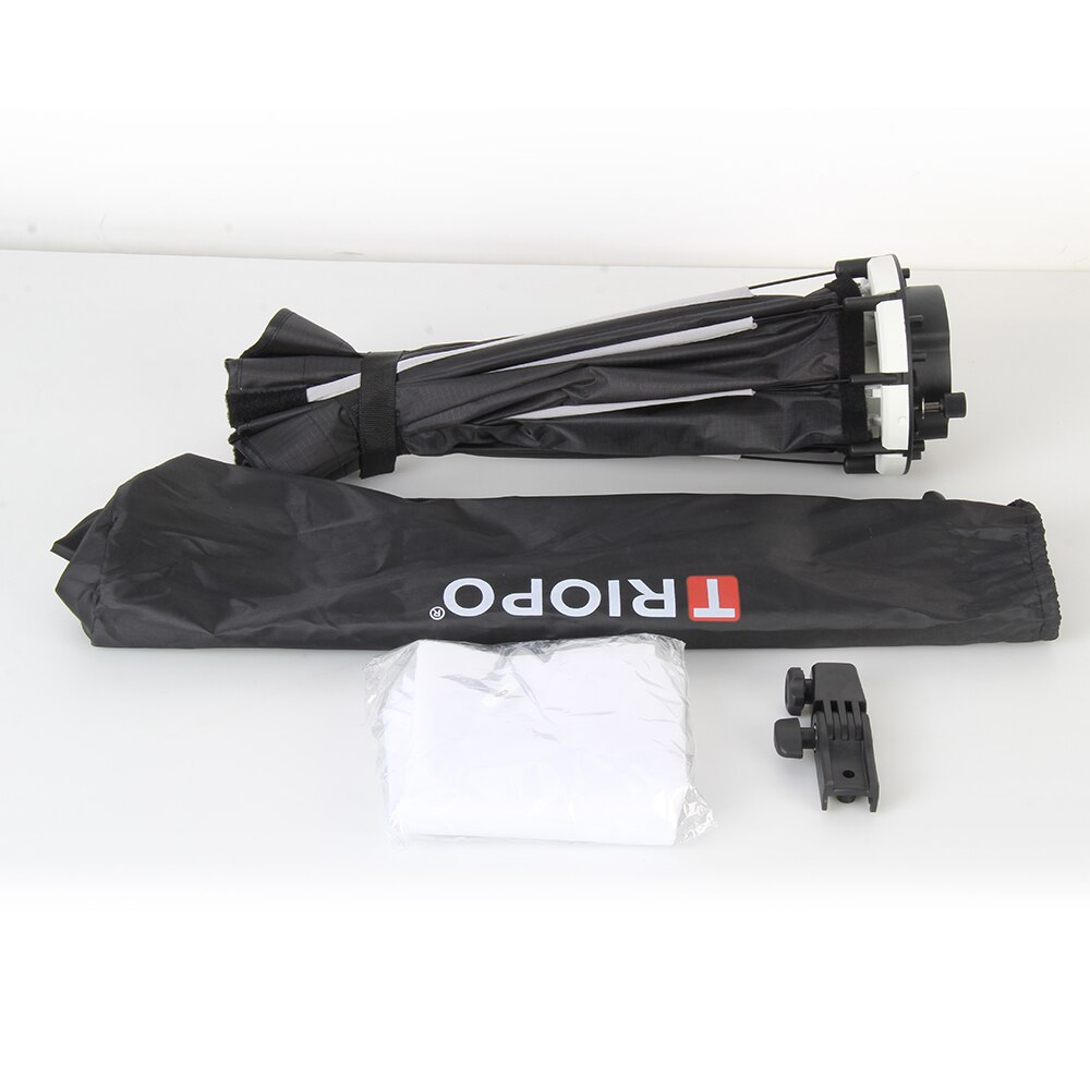 Triopo – boîte à lumière Speedlite KX65 de 65cm, parapluie octogonal + grille en nid d&#39;abeille, boîte à lumière Flash d&#39;extérieur pour Godox V1 Speedlite