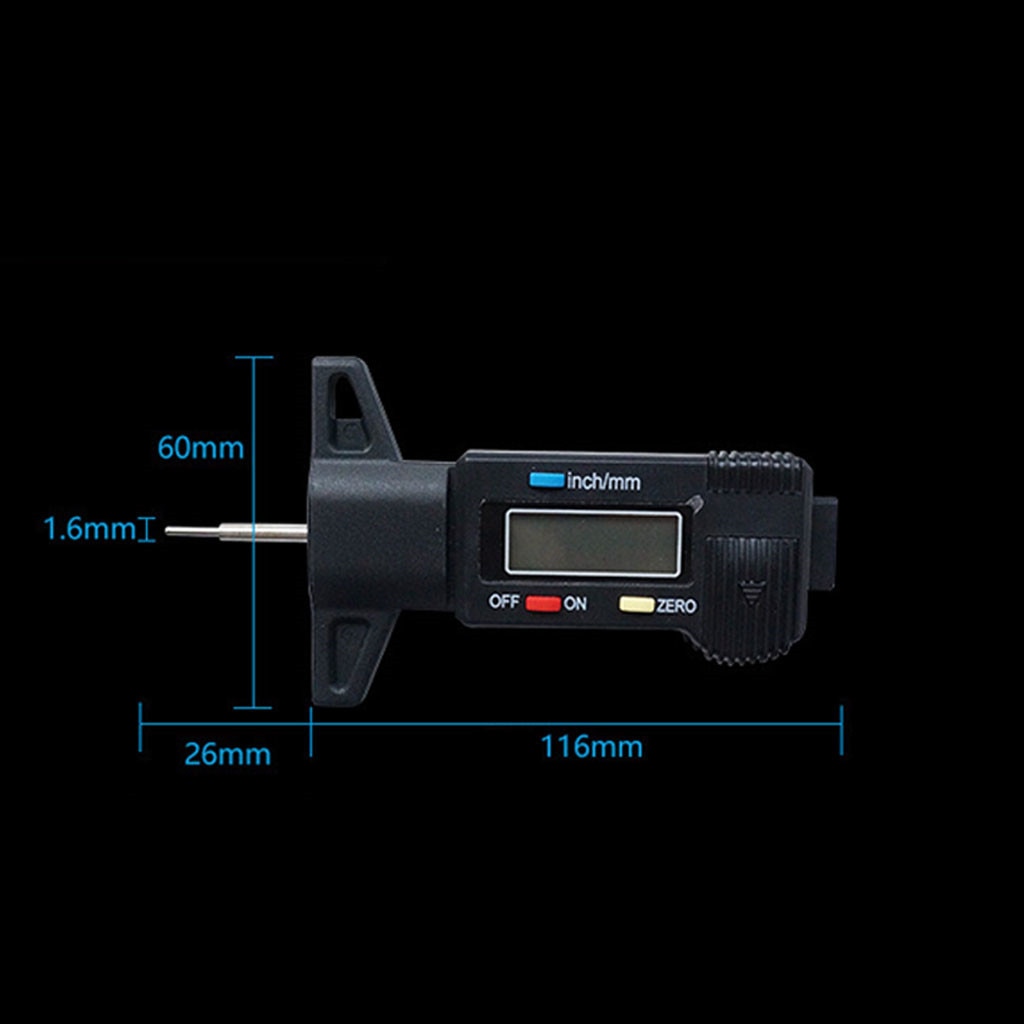 Type Pneumatic Spring Digital Pressure Mini Depth Gauge Digital Depth Gauge durable толщиномер для авто