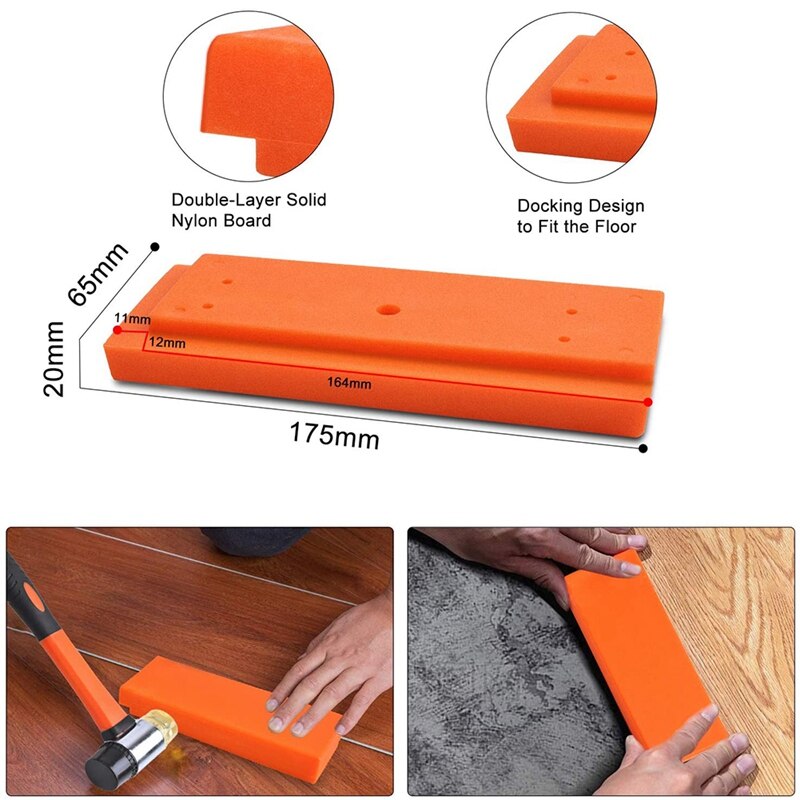 Laminaat Vloeren Installatie Kit Set, 44 Stuks Vloeren Gereedschap Voor Estic & Professionele Vloeren Installatie