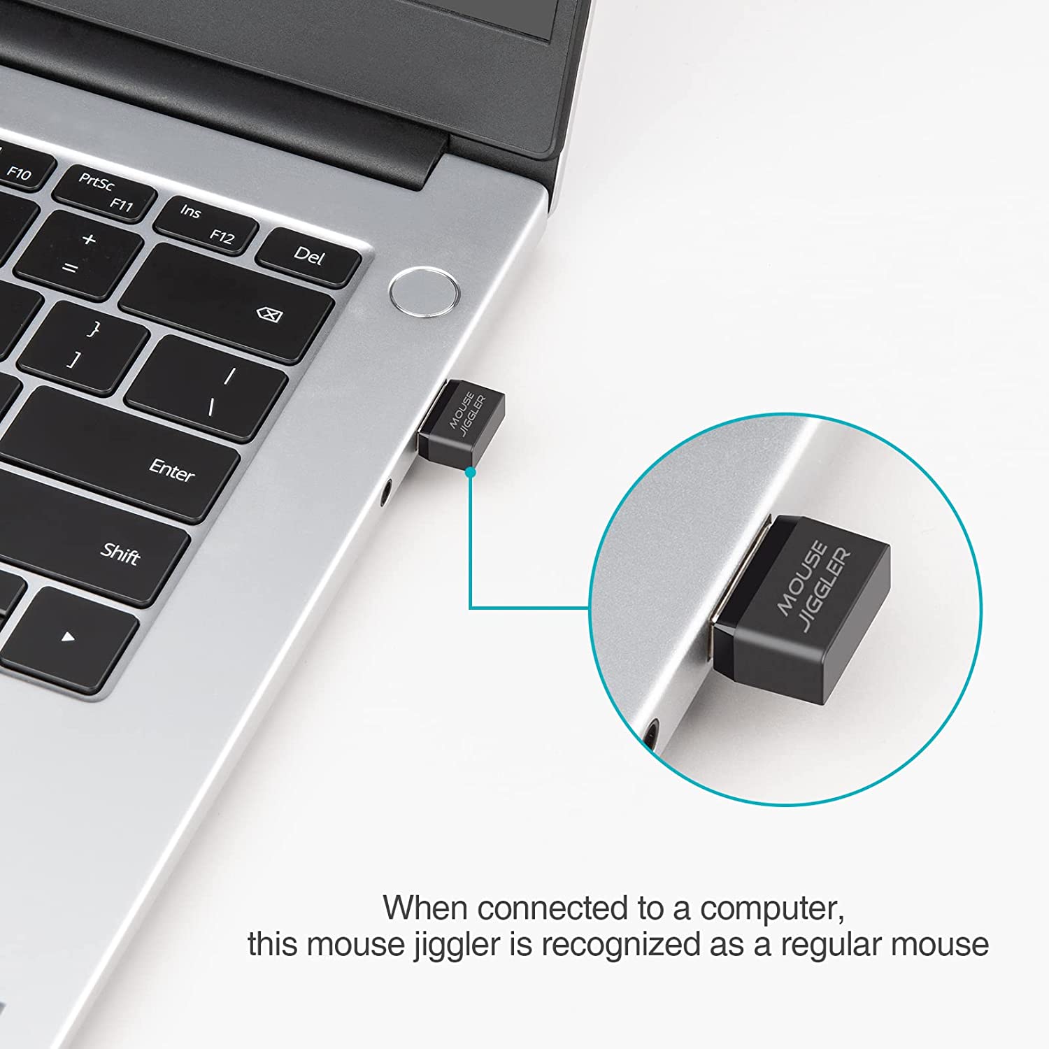 Rii RT301 USB Mouse Jiggler,Undetectable Mouse Mover Automatic Computer Mouse Mover Jiggler,Keeps Computer Awake,Simulate Mouse