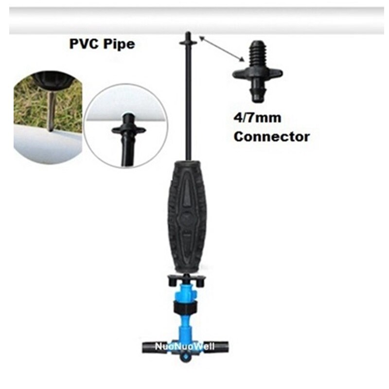 M6-6mm de manguera de 4/7mm, 50 Uds., Conector de rosca de riego por goteo para el hogar, jardín, plantas, conectores de ajuste de flores