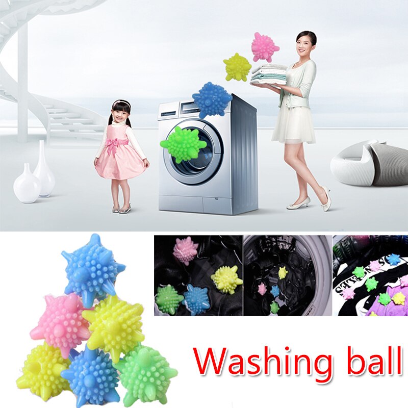 Suavizante de bolas para la lavadora, sin suavizante de Ropa Química, tela Eco Ball