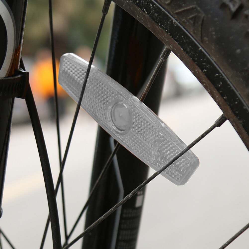 Rennrad Warnung Speichen Reflektor Stahl Draht Lampe Warnung Bänder MTB Fahrrad Felge Reflektierende Berg Clips