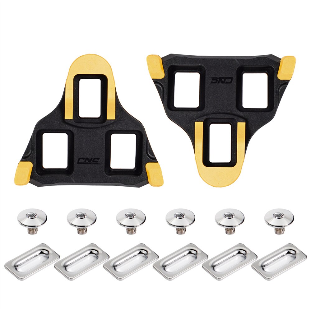 Thinvik Fietsschoenplaatjes voor Shimano SPD-SL vergrendeling fietspedalen schoenplaatje voor Shimano SH10 SH11 SH12 Systeemschoenen Indoor Outdoor Fietsen & Racefiets Fiets Schoenplaatjes Set (6