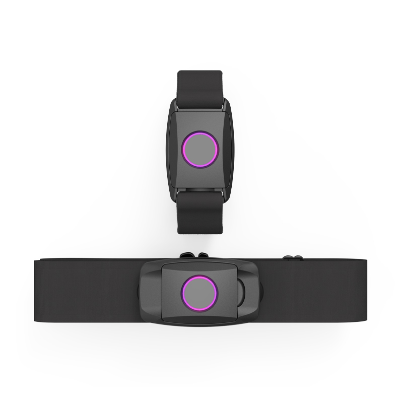 Trileek novo produto ppg + ecg braçadeira bluetooth ant 2 em 1 monitor de freqüência cardíaca cinta peito ciclismo computador para wahoo polar sport