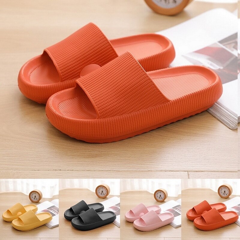 Zomer Slippers Slide Sandalen Strand Slides Hoge Hakken Douche Slippers Zachte Zool Vrouwen Mannen Dames Badkamer Schoenen