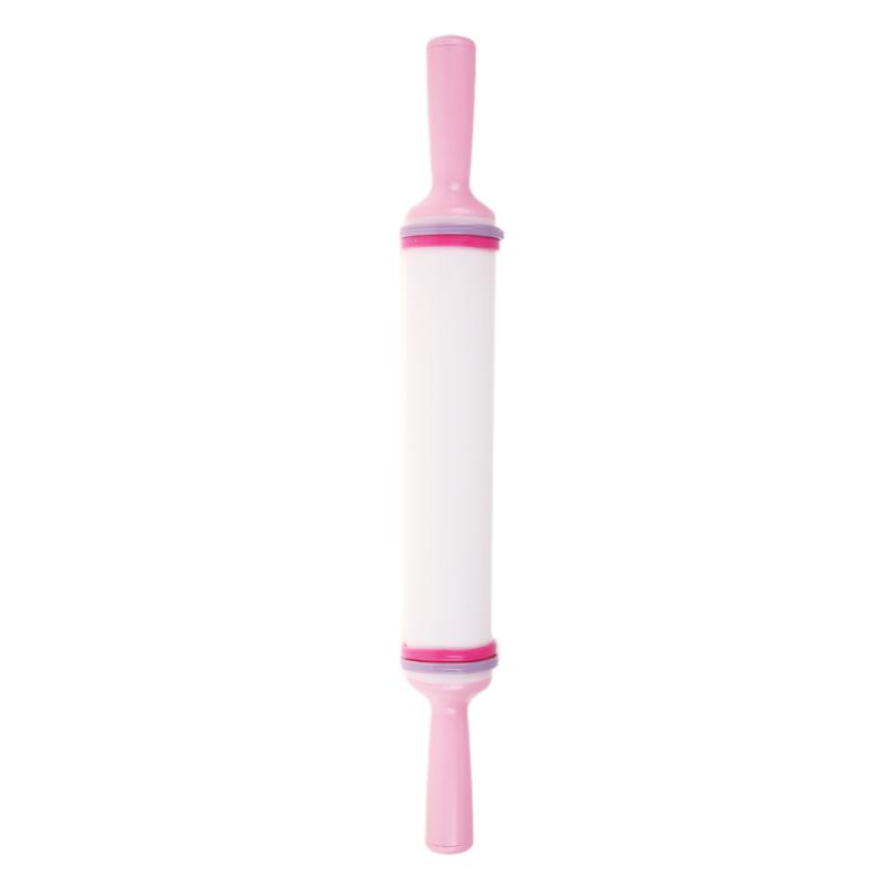 Cute Animal Wood Embossing Rolling Pin for DIY Baking Cookies Noodle Biscuit Fondant Cake Dough Engraved Roller: ABS plastic