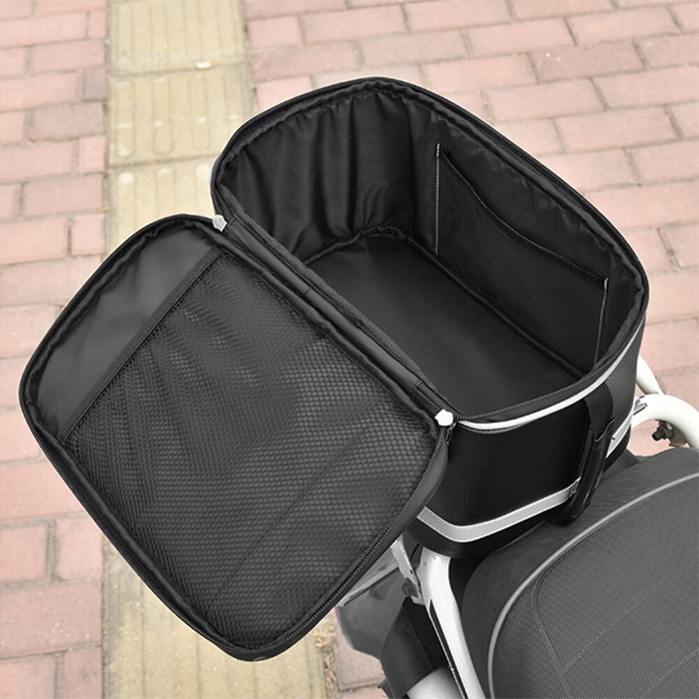 7L/12L Fietstas Bike Trunk Bag Fiets Achter Tas Waterdicht Fiets Rack Bag Met Waterdichte Regenhoes