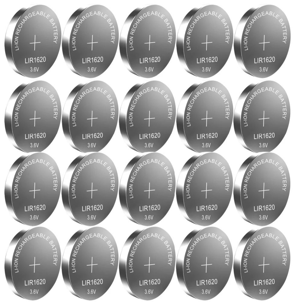 1-10PCS LIR1620 1620 3.6V batteria ricaricabile che carica 1620 può sostituire le batterie a bottone CR1620
