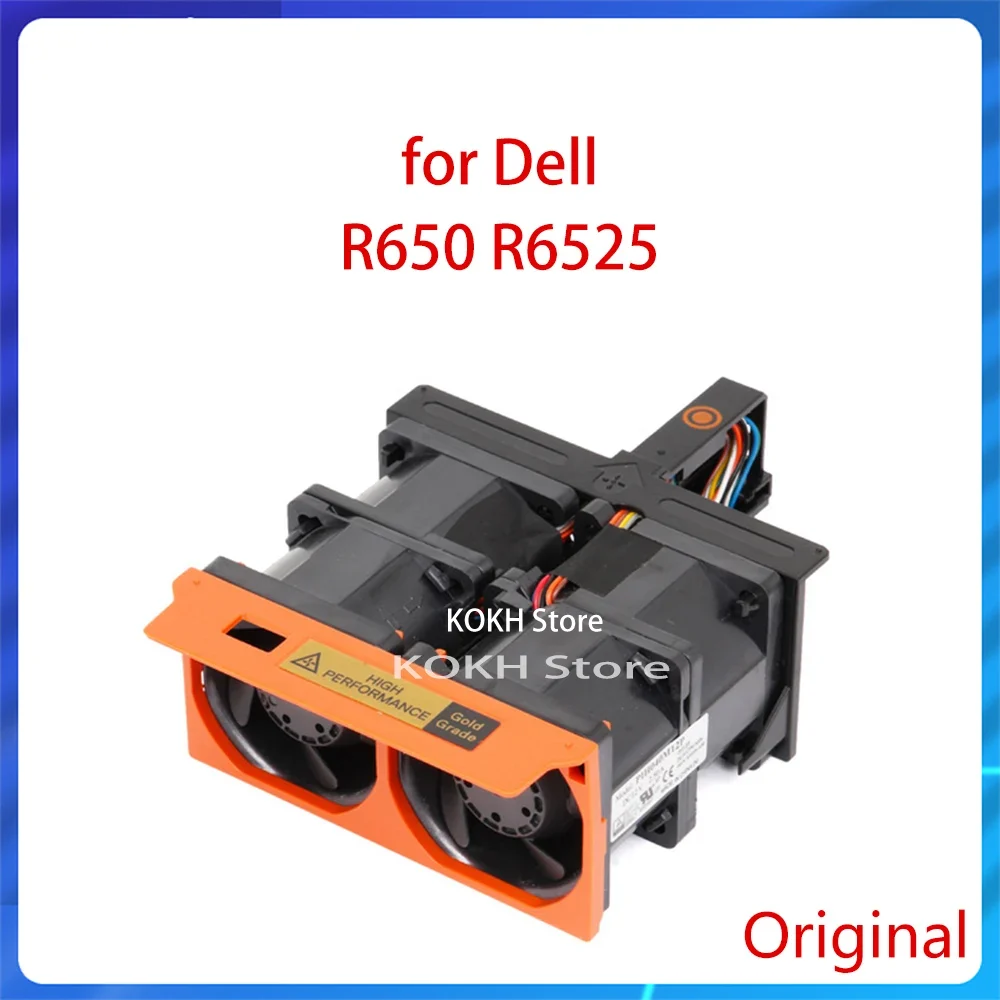 Cooler for PowerEdge R650 R6525 Radiator Heatsink Cooling Fan 9J823 GX26W KTNX8 3JYGF 1.1A/1.2A/2.5A High Performance Fans