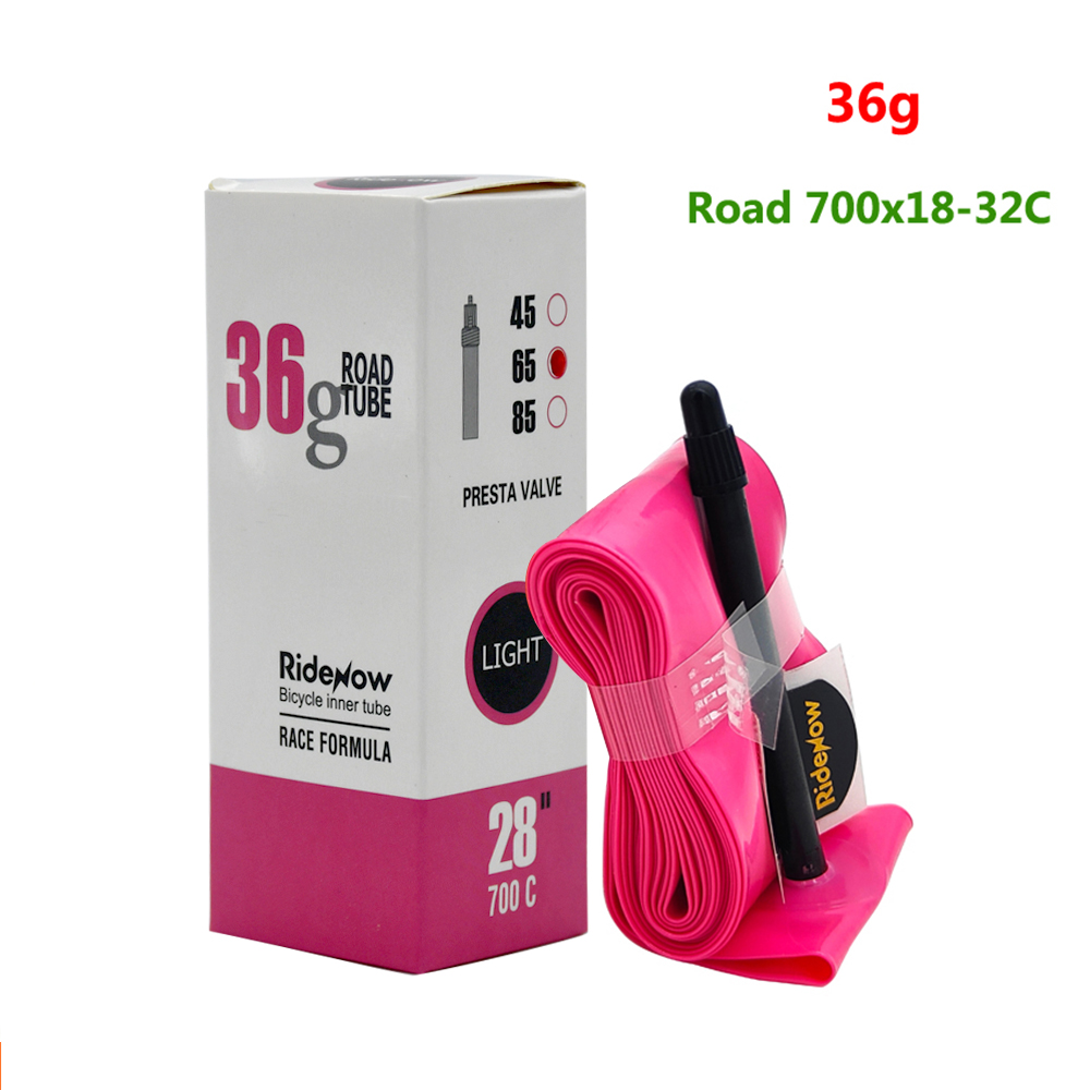 RideNow TPU Road Bicycle Inner MTB Tube 700x25C Opona żwirowa akcesoria rowerowe 29x1.5 1.9 Opony Patch kit 24 36 45g Ride now Tubes