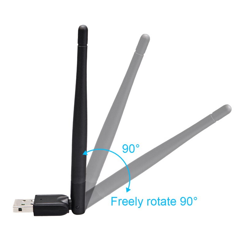 Wireless WiFi Adapter for PC 5dBi USB wifi 150Mbps LAN Dongle Network Card WiFi Receiver Adaptador WiFi 802.11b/g/n