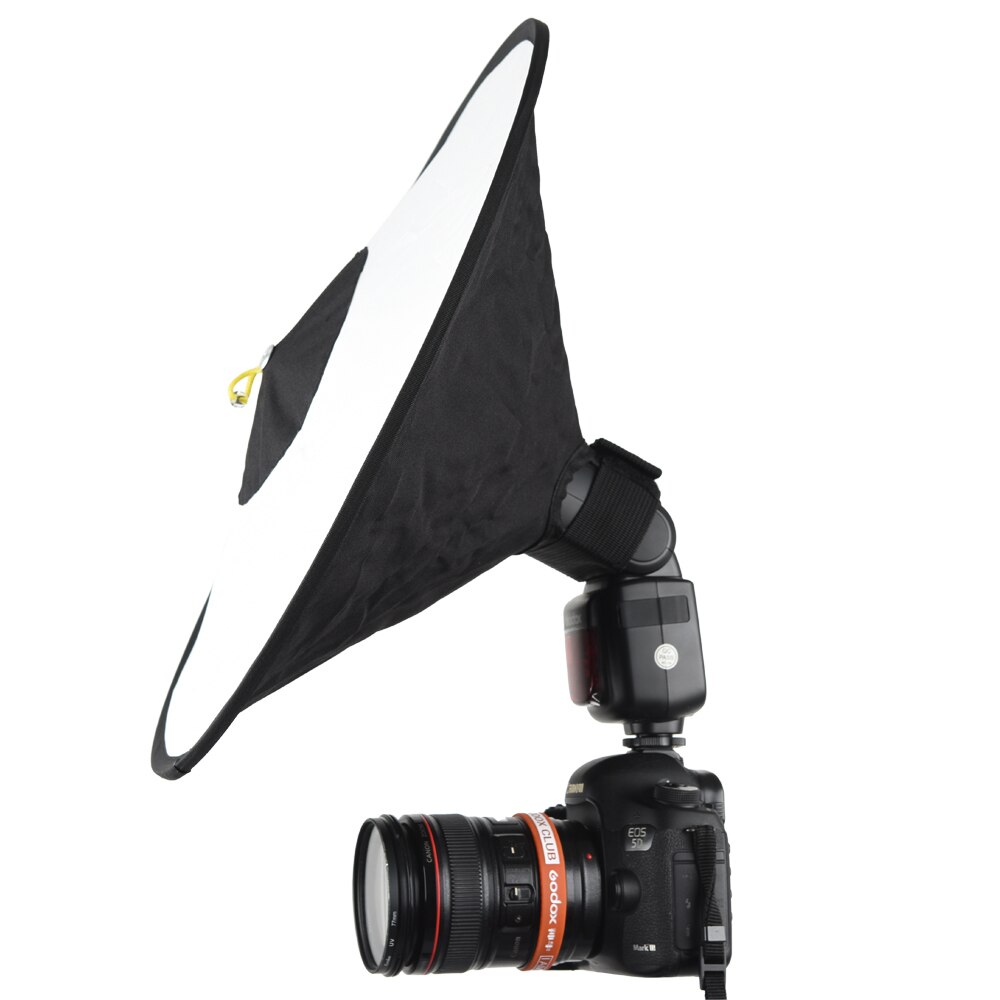 Godox RS18 Conical Flash SoftBox Portable Foldable Circular Soft Box Soft Diffuser For Most Camera Flash/Speedlite/AD200/AD600