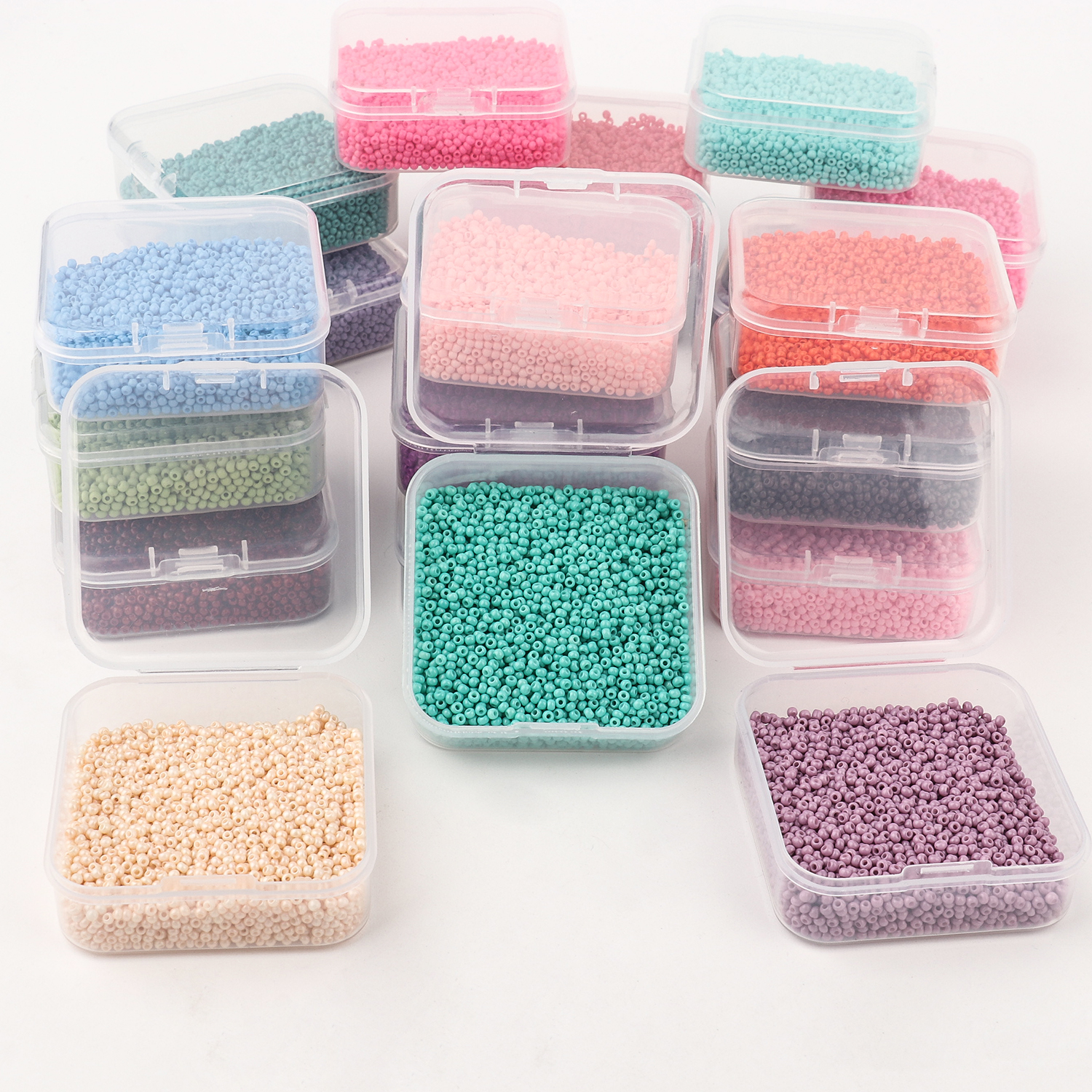 2mm Tsjechische Glas Rocailles Boxed Kralen Accessoires Voor Sieraden Maken Handgemaakte Armband Ketting Materiaal Leverancier 4000 stks/doos