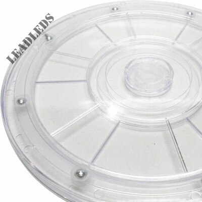 20cm Plastic hand wheel Transparent acrylic rotating turntable furniture accessories Diameter