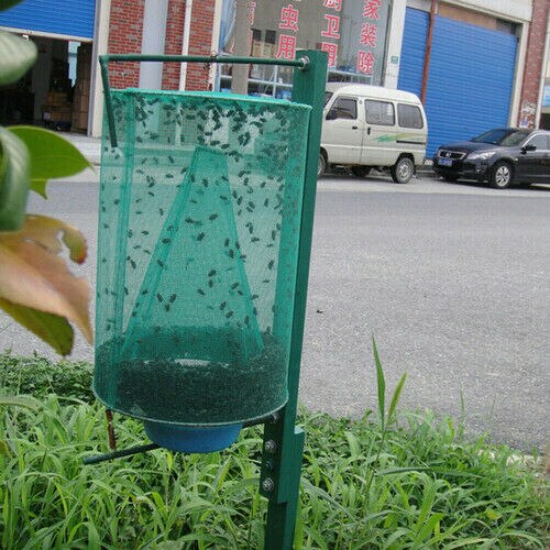 The Ranch Fly Trap - Outdoor Fly Trap - Killer Bug Cage Net Perfect For Horses
