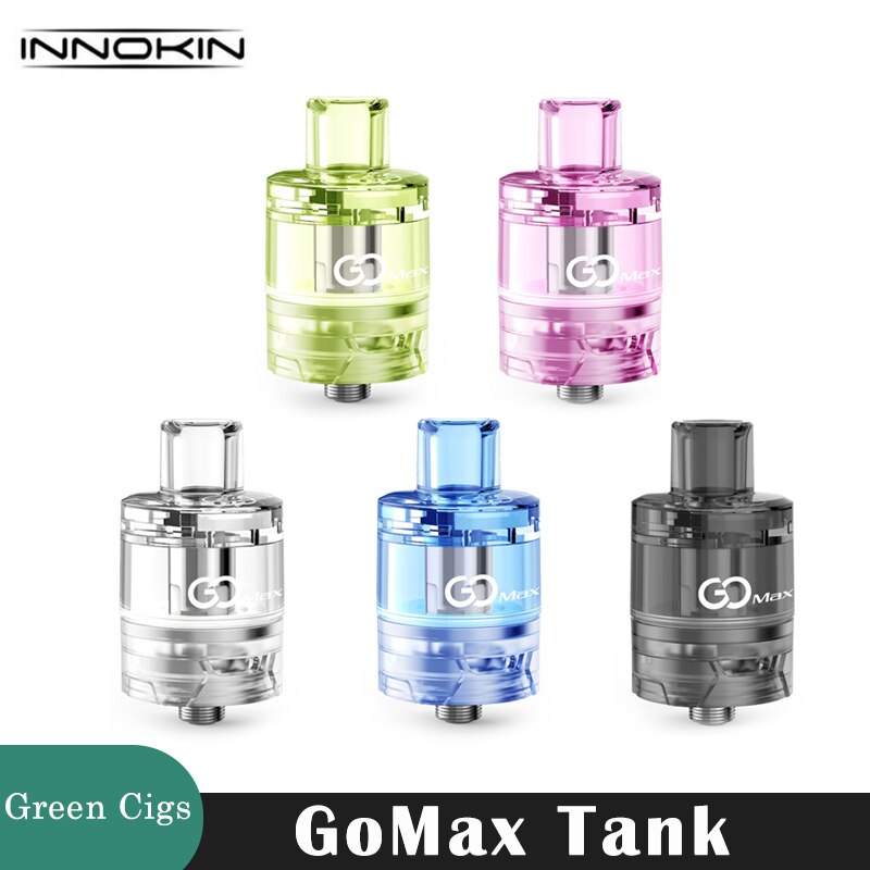 Original Innokin GoMax Tank 2ml Go Max Atomizer Vape Adjustable Airflow top-fill Plex3D Matrix Mesh Coil for 510 Mod Vaporizer E