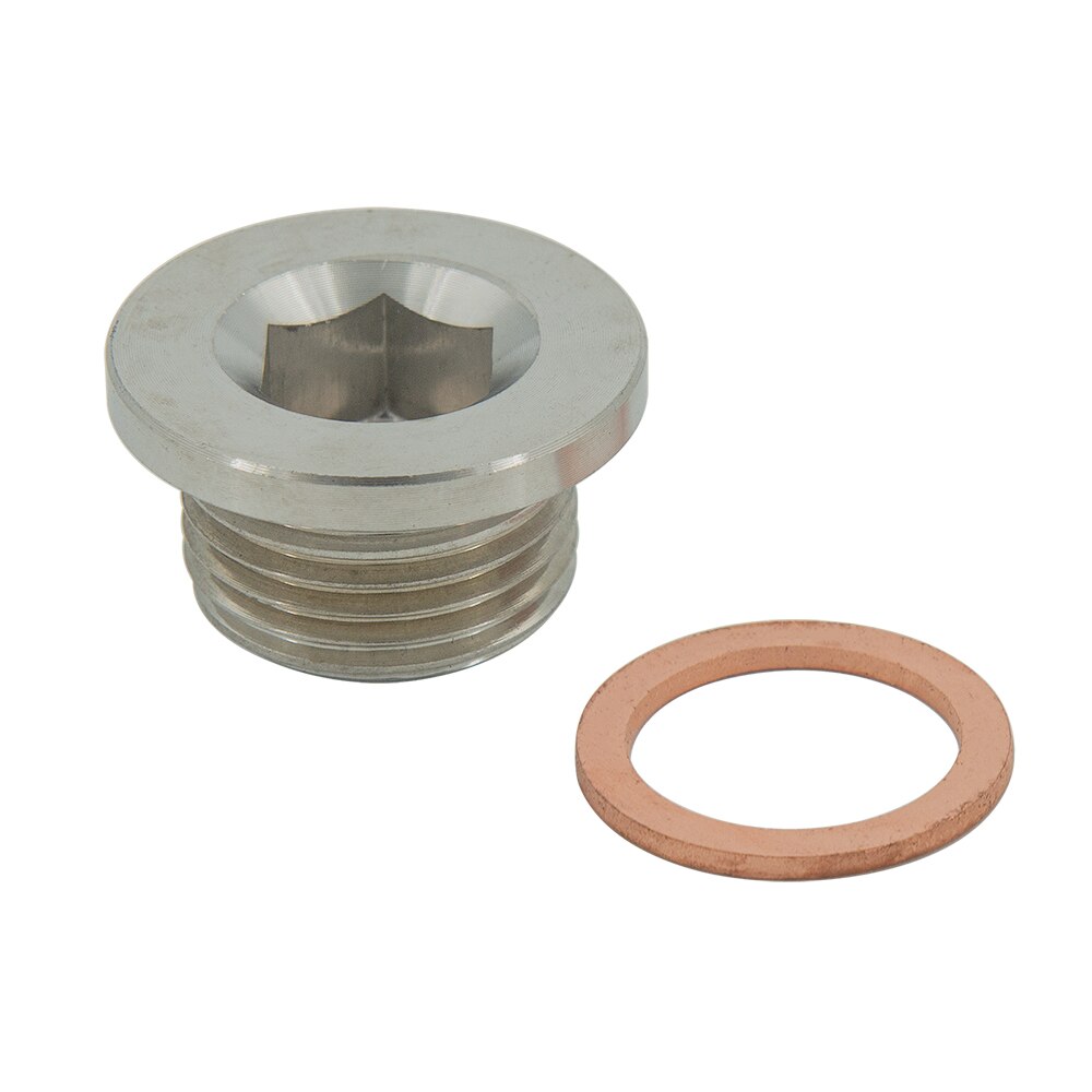 Universal O2 Oxygen Sensor Stepped Mounting Boss And Plugs Stainless Steel Adapter M18 X 1.5Thread Nut Bung: plug only