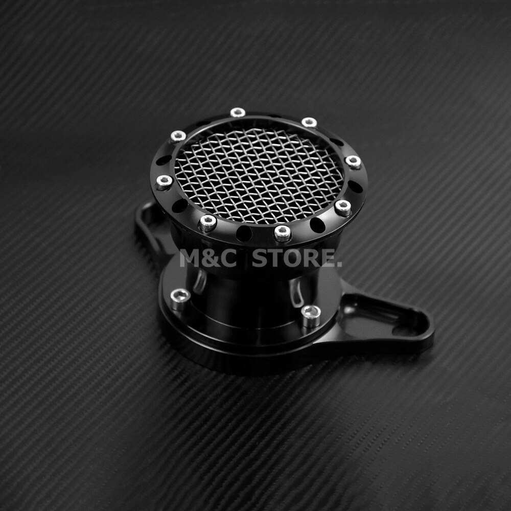 Motorcycle Black Velocity Stack Air Cleaner Intake... Grandado