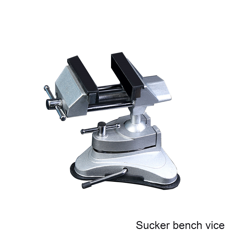 Plastic Mond Aluminium Tafel Vice Mini Heavy Duty Tang Sucker Bench Vice Industriële Multifunctionele Bench Vice: Sucker bench vice