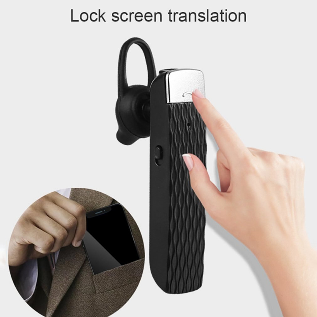 Headphone Wireless Business Real-time Translation Into The Ear T2 Translation Smart Headset Meeting Translators Device