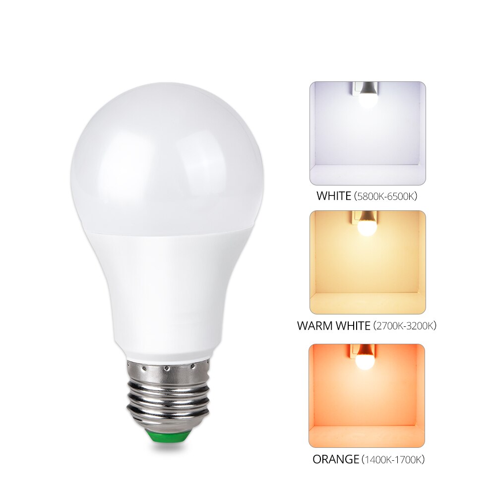 Vacamm LED Street Lights 10W Lampada Dusk to Dawn Lamp Bulb Day Sensor Light For Home Porch Hallway Emergency Night Lighting