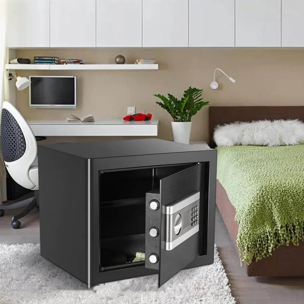 Safe Box 1.0 Cubic Feet Electronic Digital Security Safe Box