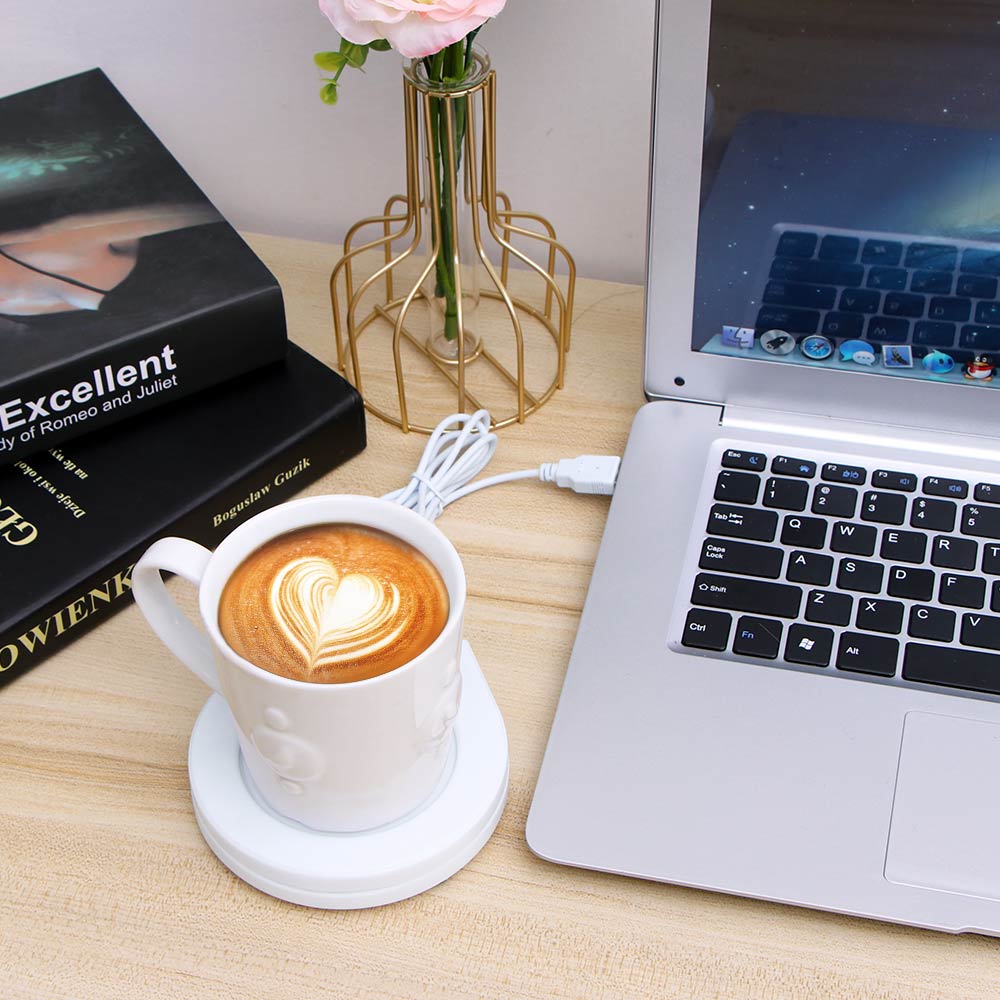 Usb Warme Plaat Cup Warmer Verwarming Plaat Elektrische Verwarming Isolatie Coaster Bureau Gebruik Warmer Plaat Koffie Warmer Plaat