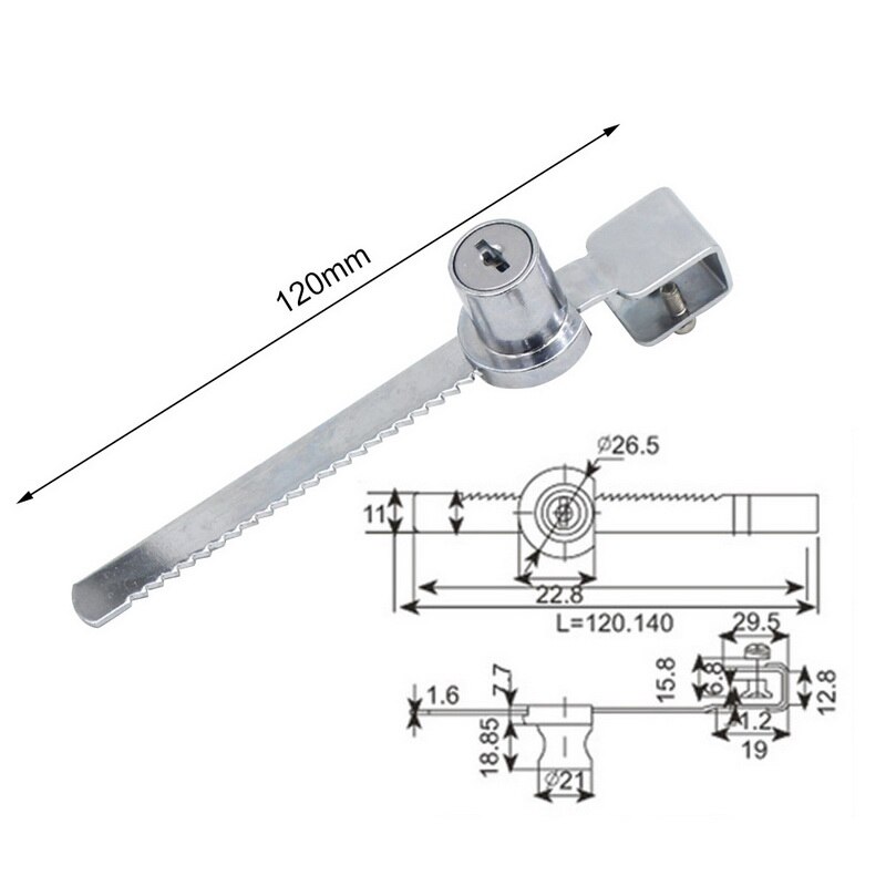 Kast Glazen Schuifdeur Lock Key Display Teller Lock Sliding Glazen Kast Lock Slotenmaker Levert Window Lock Mobiele