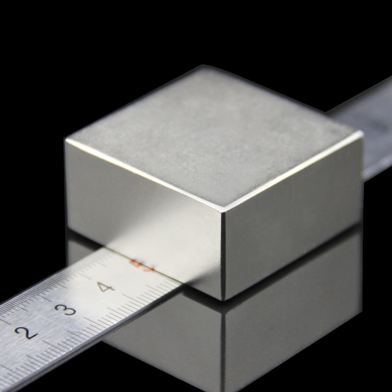 Super kraftig stærk  n52 40 x 40 x 20mm magnet sjælden jordblok ndfeb neodymmagnet  n40 n52 d40mm magneter