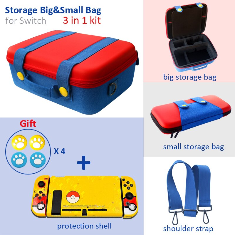 Mari Style Storage Bag Animal Crossing for Nintendo Switch Portable Travel Carrying Case for NS Switch Game Accessories: C(For Switch)