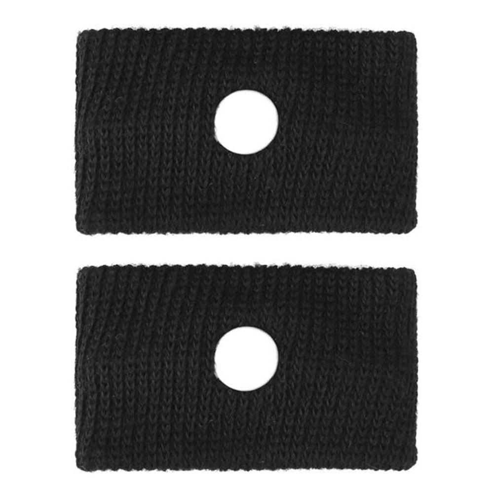 2 stk reise anti-bedøve bil armbånd justerbar graviditet antiemetic bracers polyester anti kvalme gjenbrukbart tilbehør: Svart
