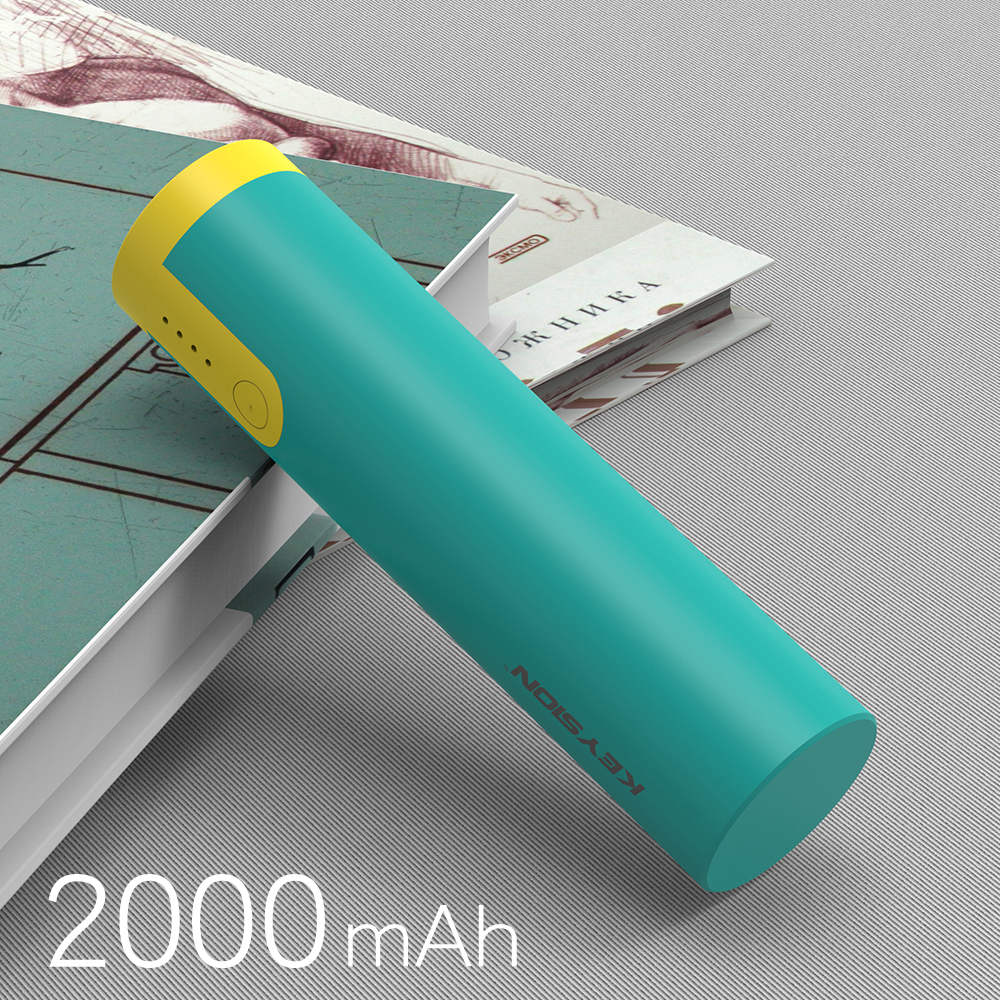 KEYSION 2000mAh Portable Power Bank Emergency Small Battery Powerbank for iPhone 11Pro Max XS 9 8 7 6S With flashlight function: Default Title