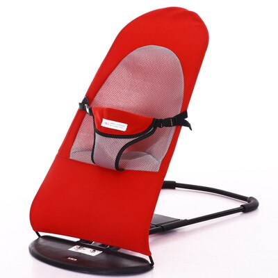 Baby rocking chair Newborn cradle Baby sleeping basket rocking chair Portable and portable: red