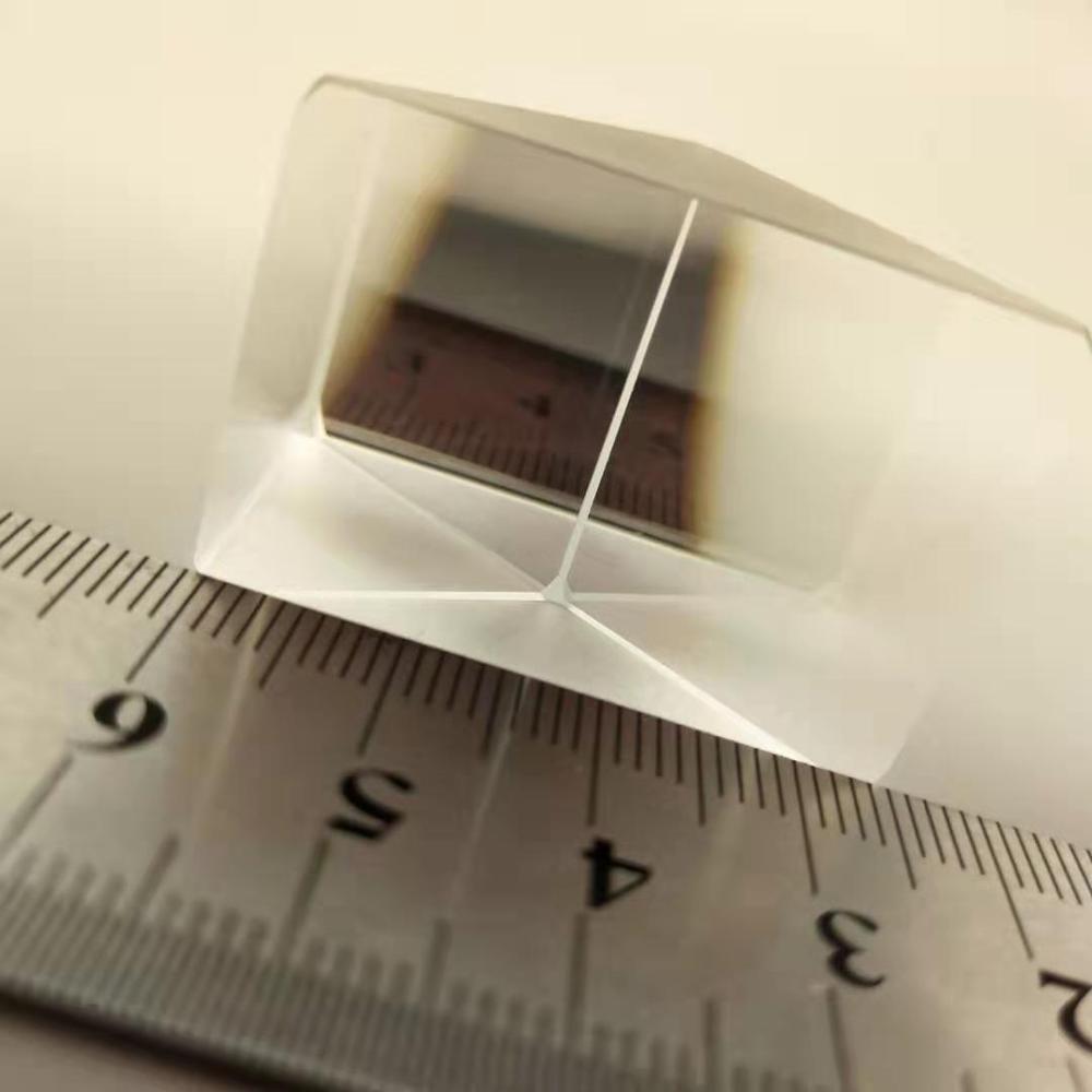 Light-collecting Right-angle Prism Optical K9 Glass Polished On Both Sides, Light Refraction Teaching Laboratory Equipment