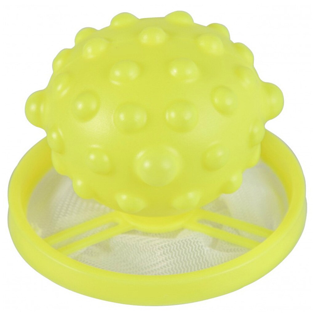 Reusable Floating Fur Lint Hair Catcher Remover Laundry Wash Ball For Washing Machine Asesorio Para Laundry Magic Drying Ball: Yellow 