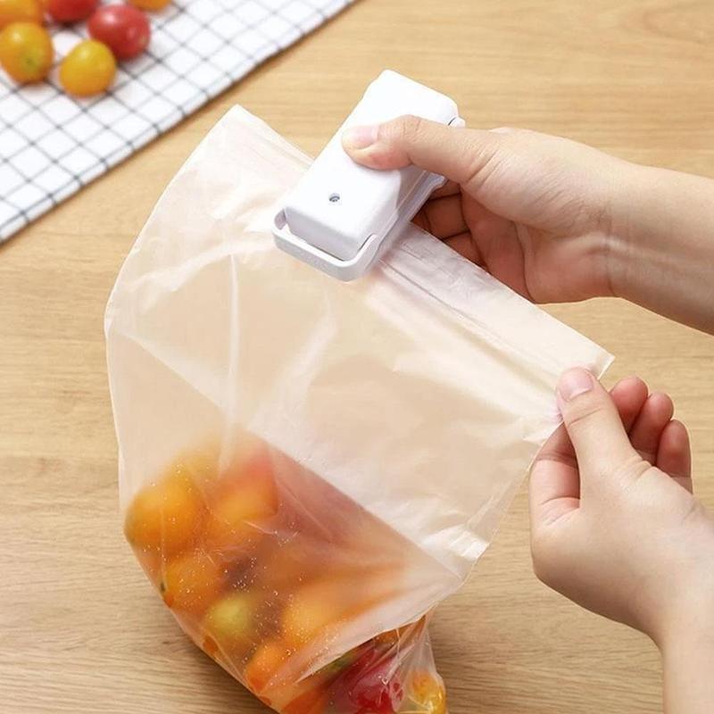 1Pc Mini Draagbare Huishoudelijke Lasmachine Keramische Verpakking Sealer Sealer Capper Impuls Plastic Sealer Bag G3V8