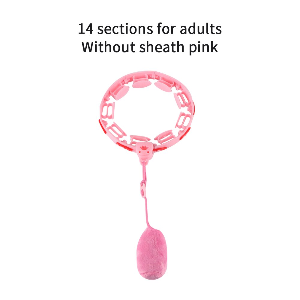 Removable Intelligent Recording Fitness Circle Suitable For Adults & Children Fitness Slimming Circle Portable Hoop 60-110cm: Black