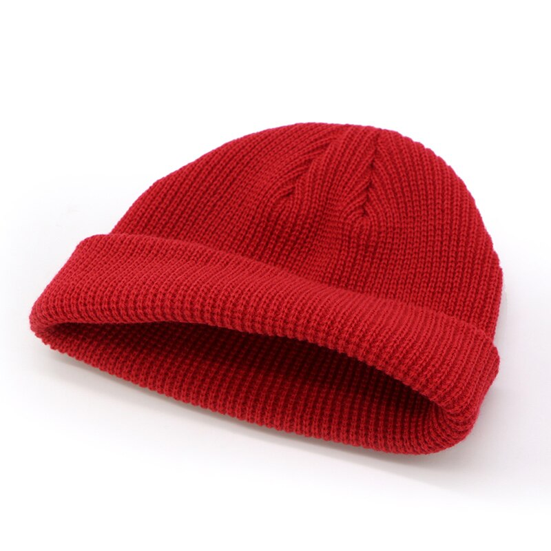 Bonnet tricoté pour hommes, casquette de marin, sans bords, Style marin rétro, BHD2