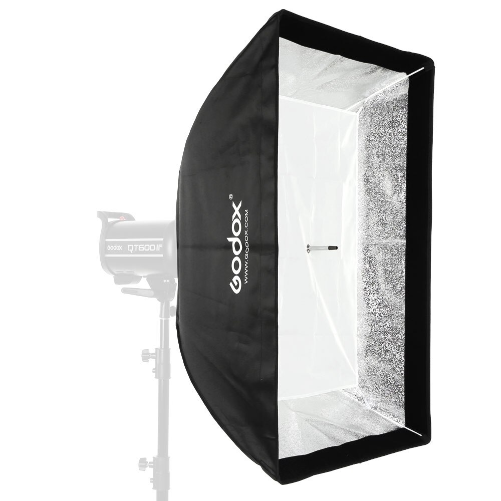 Godox SB-UE 50x70cm / 16.7*27.5in Portable Rectangular Umbrella Softbox with Bowens Mount for Studio Flash DDE300 DE400 SK300