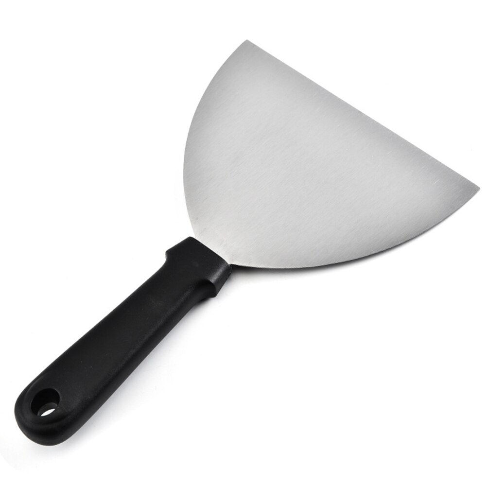 Stainless Steel Semicircle Cooking Shovel Plastic Handle Pancakes Spatula Pizza Server Kitchen Accessories Barbecue
