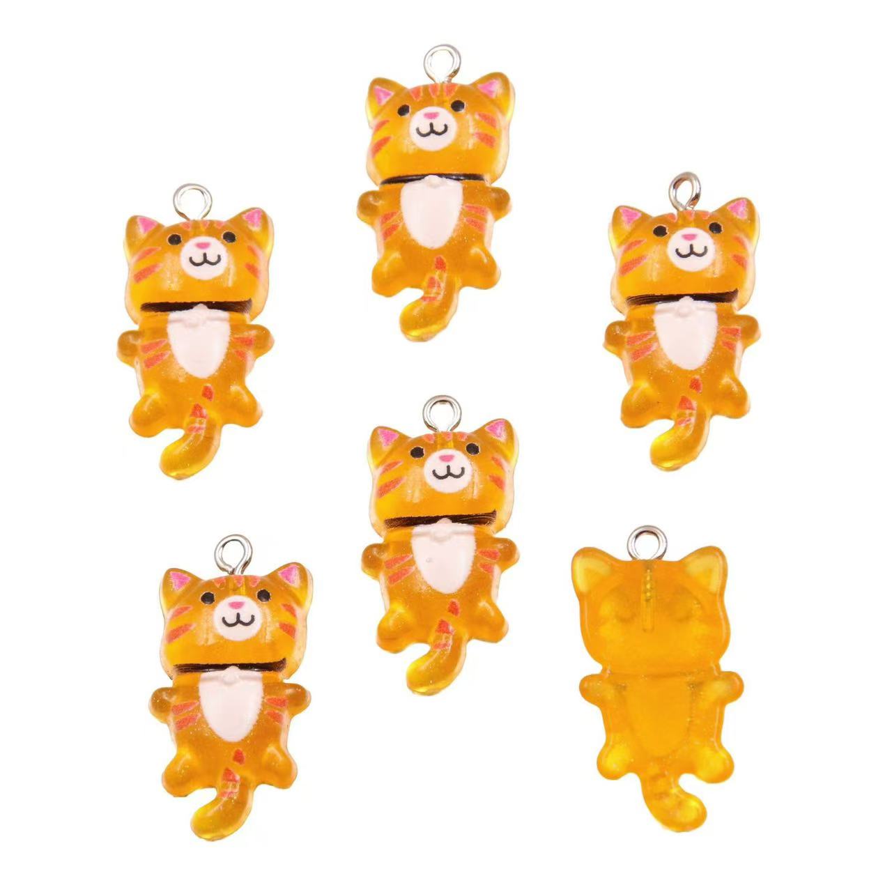 10pcs 15*29mm Cute Cat Flat Back Charms For Pendant DIY Earrings Necklace Jewelry Accessories Finding: Antique Bronze Plated