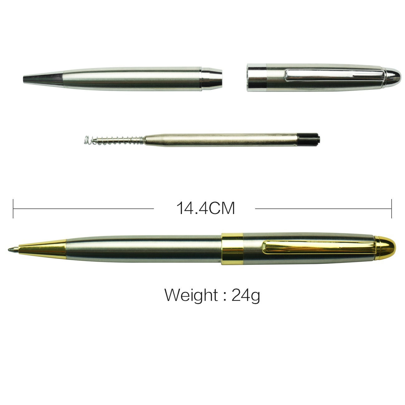 Ballpoint Pens Housing Retractable Ball Point Pen Smooth Writing Roller Ball Pen Signature Pen Pens for Men Women