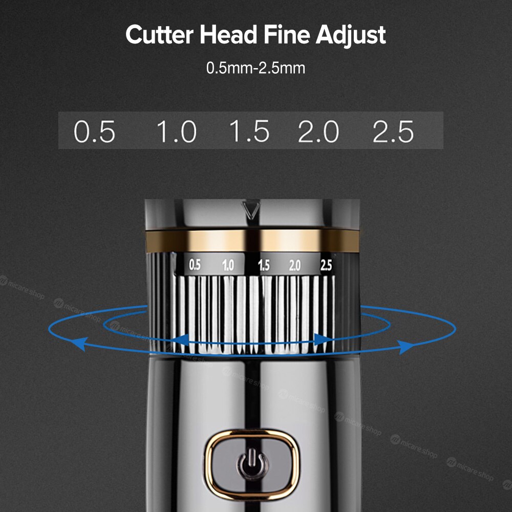 RIWA Electric Hair Clipper Machine Hair Trimmer For Men Washable Hair Cutter Clipper LED Screen USB Rechargeable