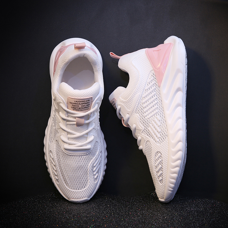 Tênis feminino leve de malha respirável, moda feminina, para treino, academia, sapatos esportivos, 2020