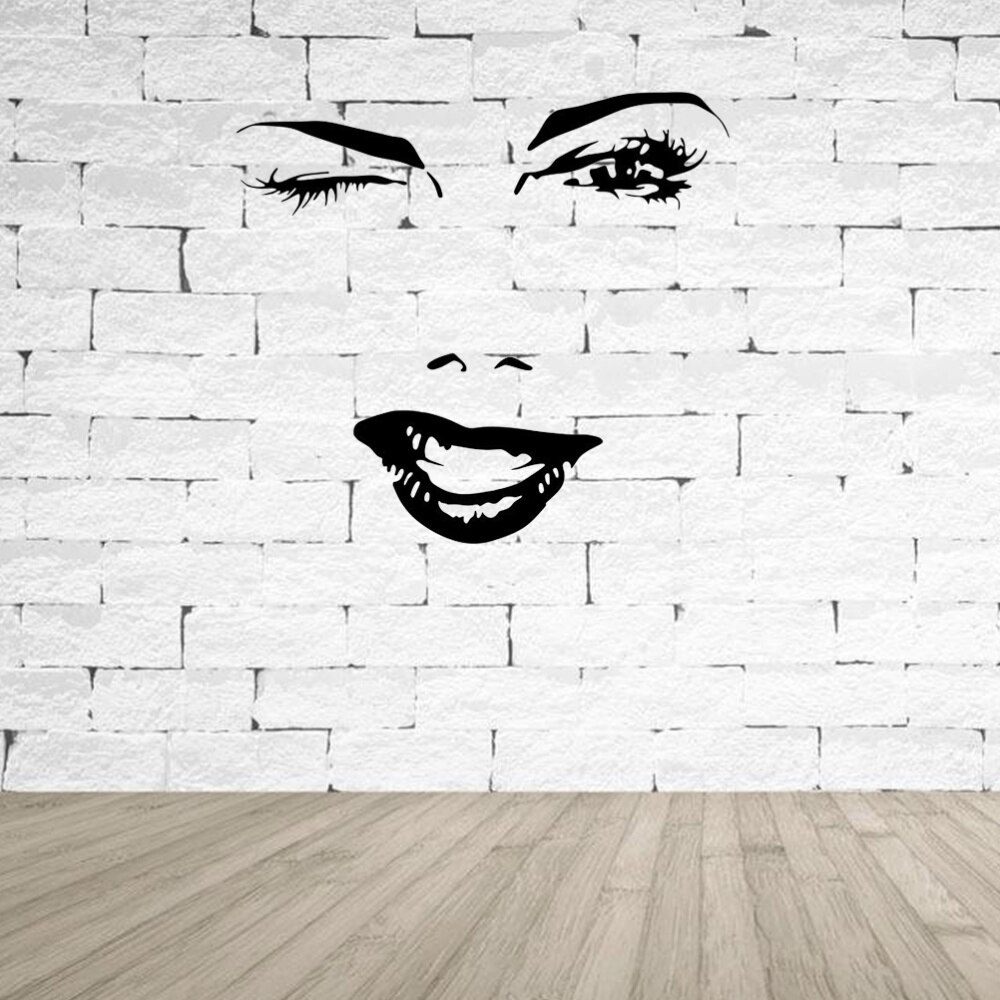 Wall Vinyl Decal Home Decor Art Sticker Beauty Salon Mural Art Black