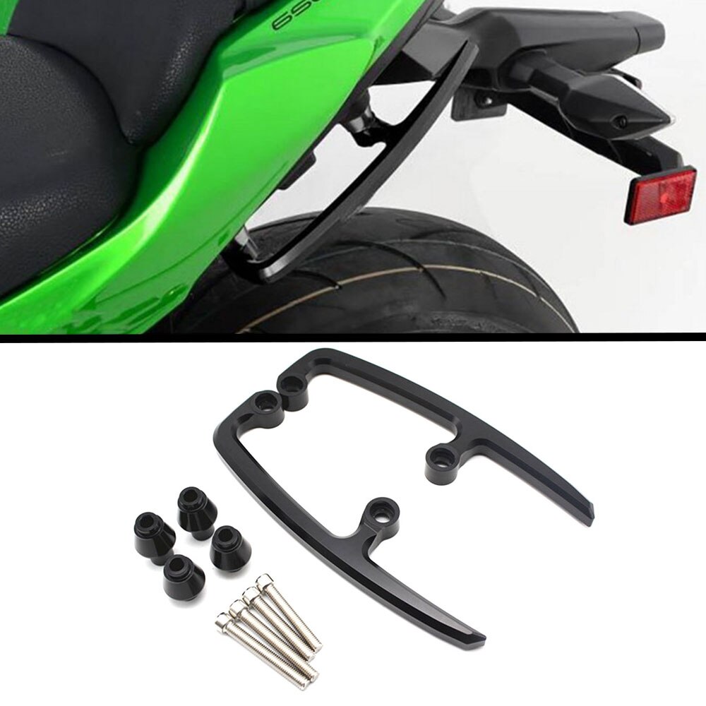 Motorcycle Rear Grab Bars Rear Seat Pillion Passenger Grab Rail Handle For Kawasaki Z650