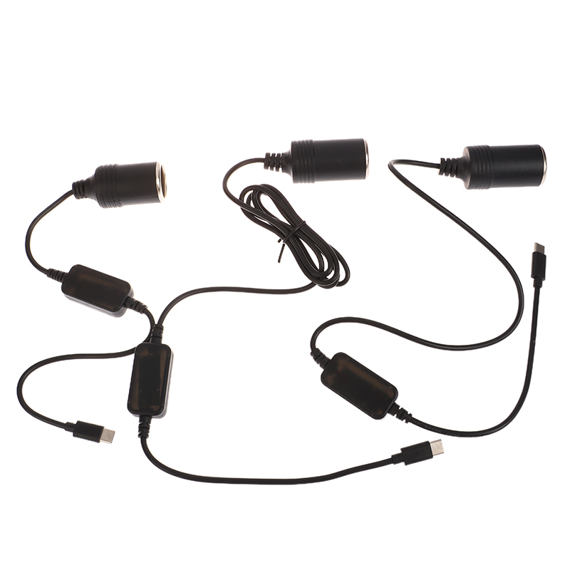 Prise allume-cigare Laguna de voiture USB C Type C à 12V, adaptateur convertisseur femelle, allume-cigare, aspirateur